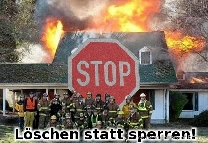 Löschen statt Sperren Löschen statt Sperren