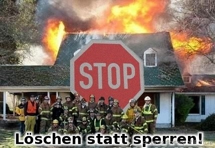 Löschen statt Sperren