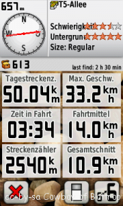 Garmin Screenschot