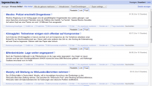 Google Reader Normalansicht