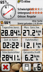 Garmin Screenshot 22.03.2011