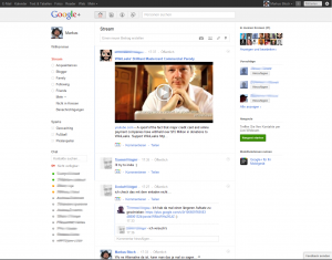 Google+ Streamansicht