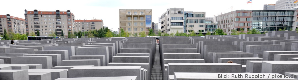 Holocaustgedenkstätte Berlin; Bild: Ruth Rudolph / pixelio.de