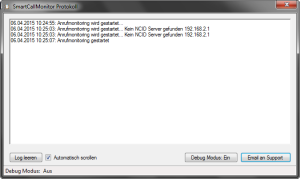 SmartCallMonitor Protokpoll